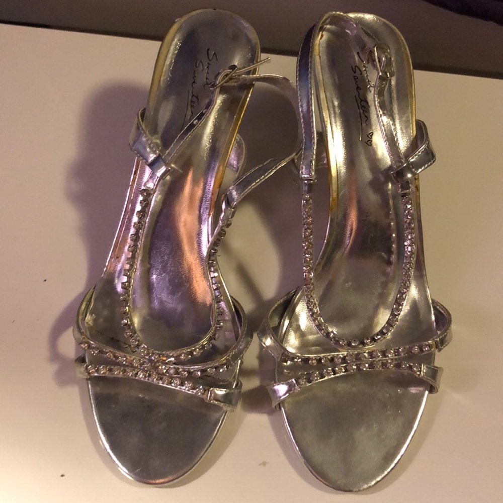 Silver heels